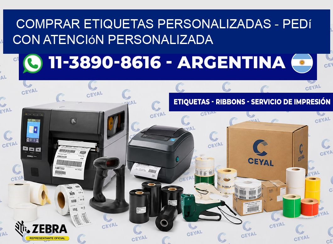 COMPRAR ETIQUETAS PERSONALIZADAS - Pedí con atención personalizada