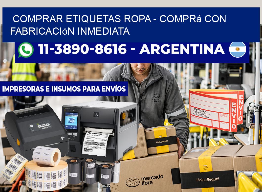 COMPRAR ETIQUETAS ROPA – Comprá con fabricación inmediata