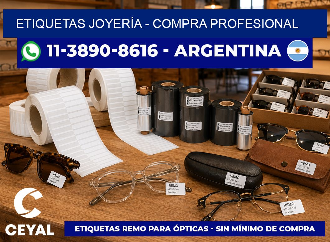 ETIQUETAS JOYERÍA - Compra profesional