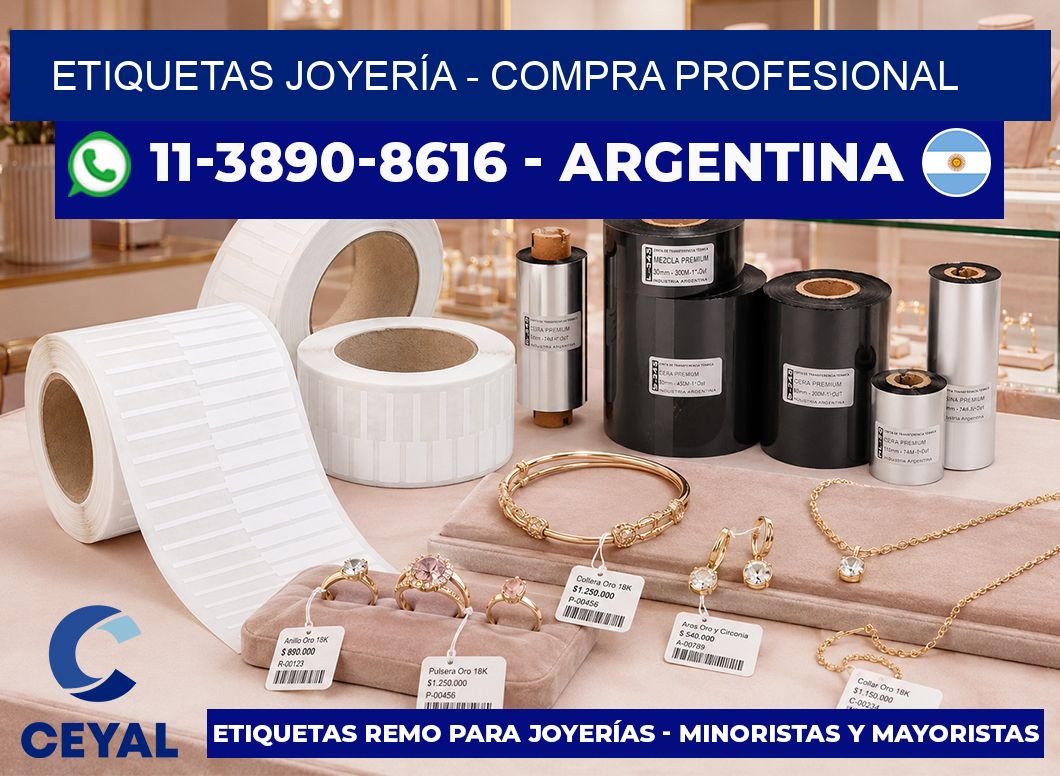 ETIQUETAS JOYERÍA – Compra profesional