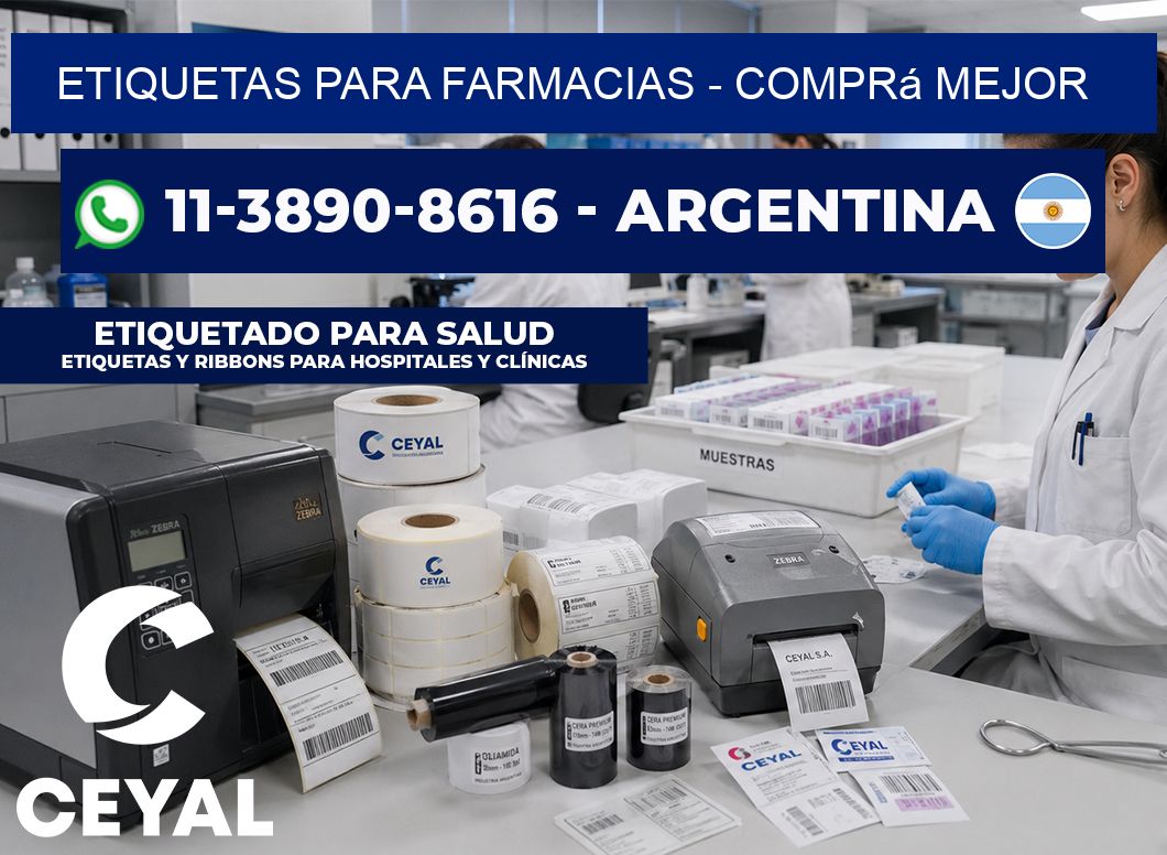 ETIQUETAS PARA FARMACIAS - Comprá mejor