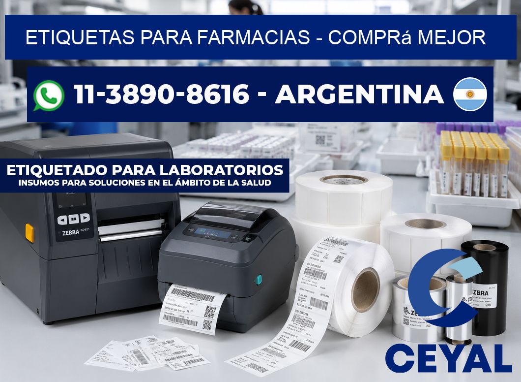 ETIQUETAS PARA FARMACIAS - Comprá mejor
