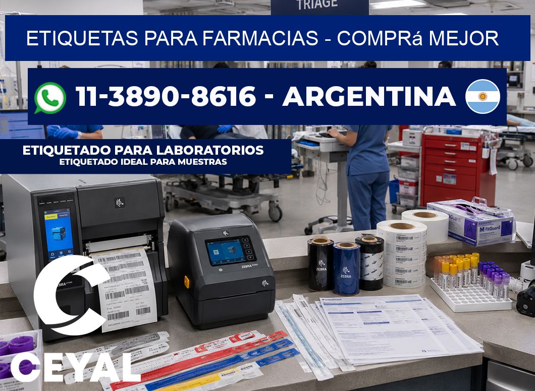 ETIQUETAS PARA FARMACIAS – Comprá mejor