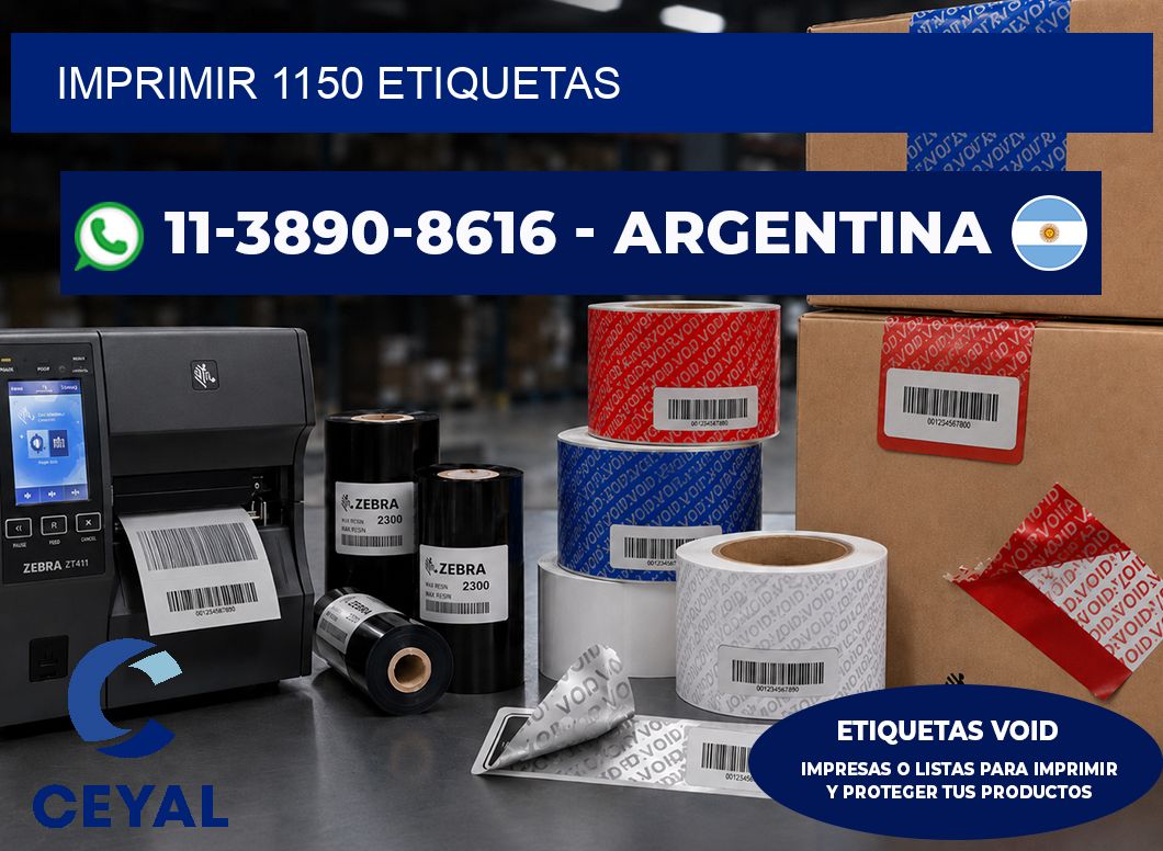 IMPRIMIR 1150 ETIQUETAS