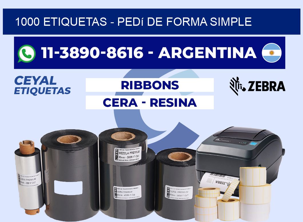 1000 ETIQUETAS - Pedí de forma simple