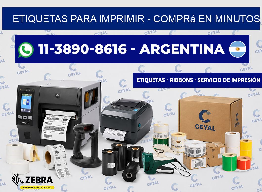 ETIQUETAS PARA IMPRIMIR - Comprá en minutos
