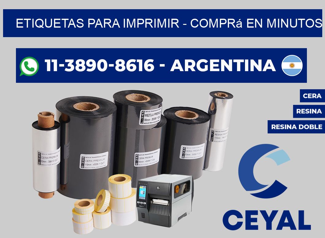 ETIQUETAS PARA IMPRIMIR - Comprá en minutos