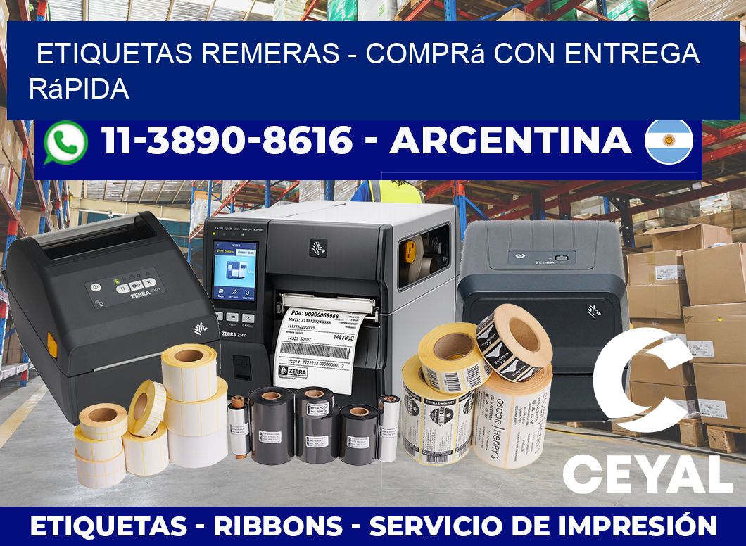 Etiquetas Remeras – Comprá con entrega rápida