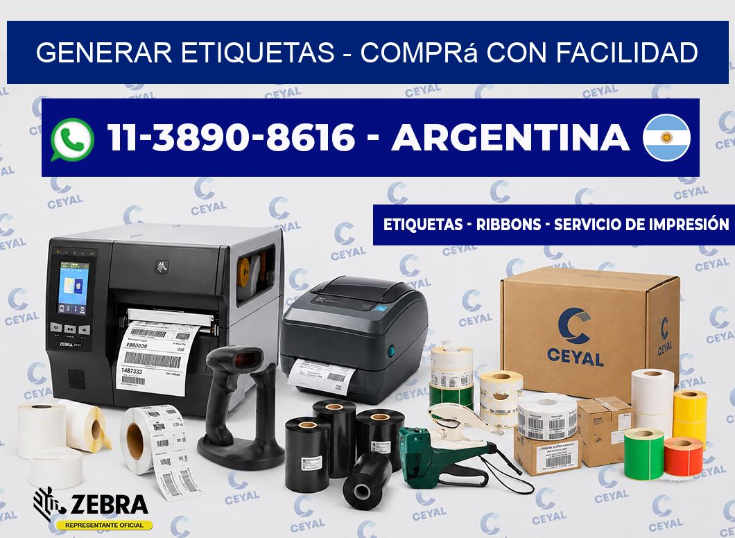 GENERAR ETIQUETAS - Comprá con facilidad