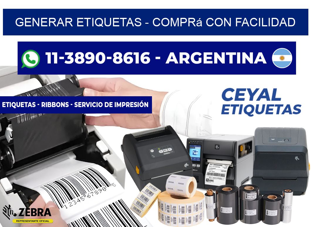 GENERAR ETIQUETAS - Comprá con facilidad