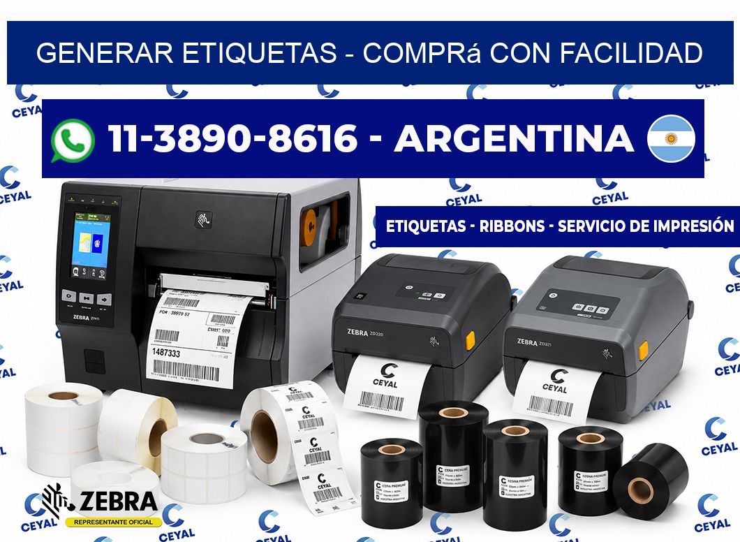 GENERAR ETIQUETAS - Comprá con facilidad