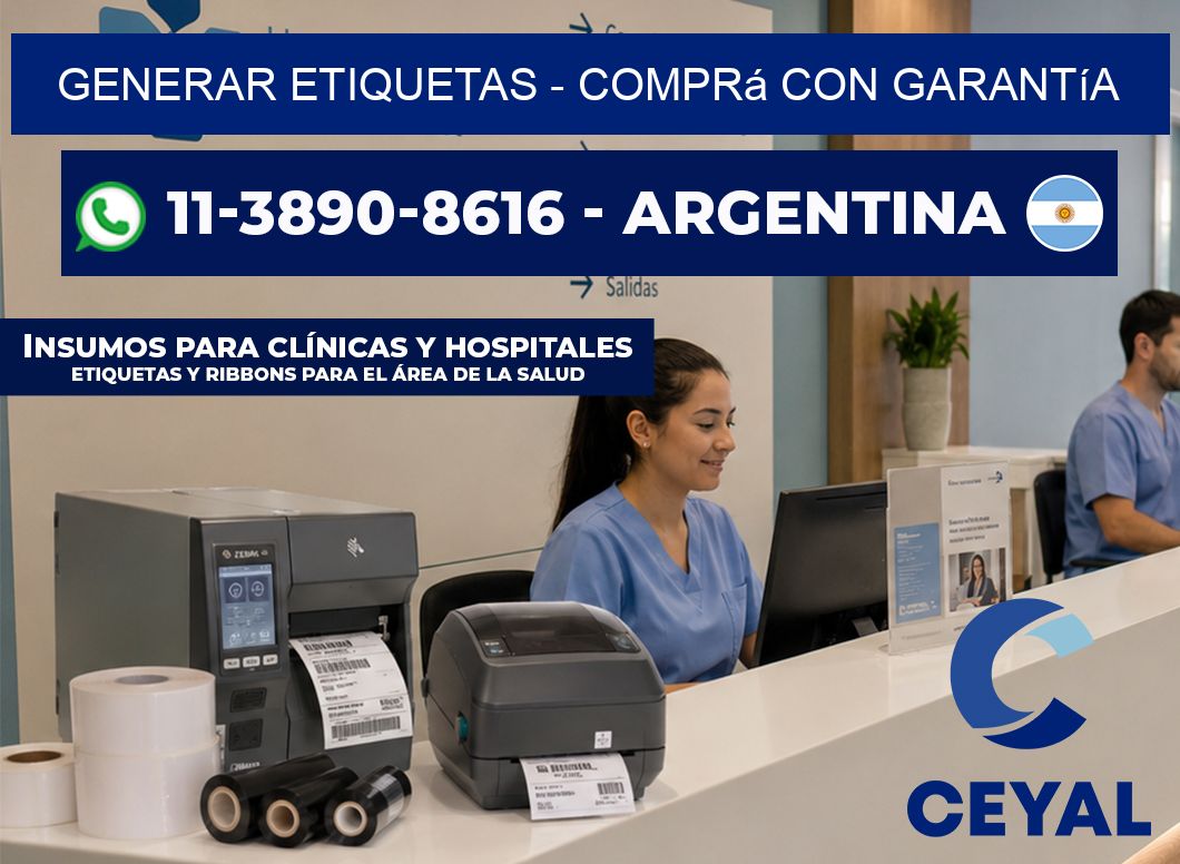 GENERAR ETIQUETAS - Comprá con garantía