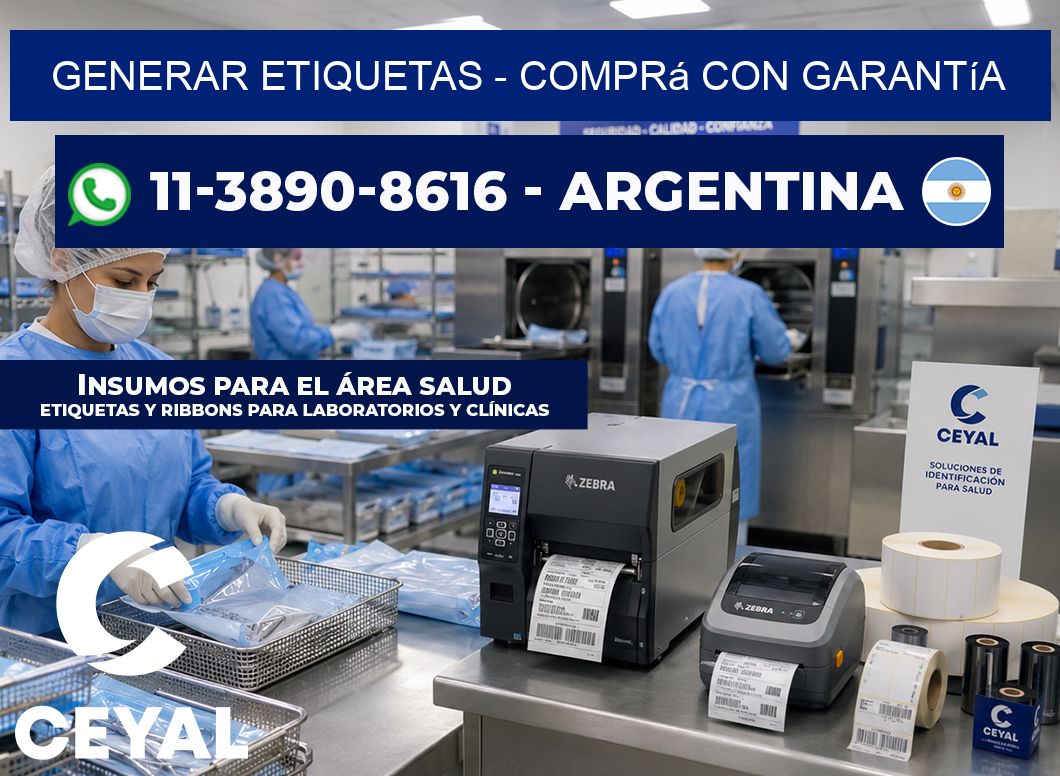 GENERAR ETIQUETAS - Comprá con garantía