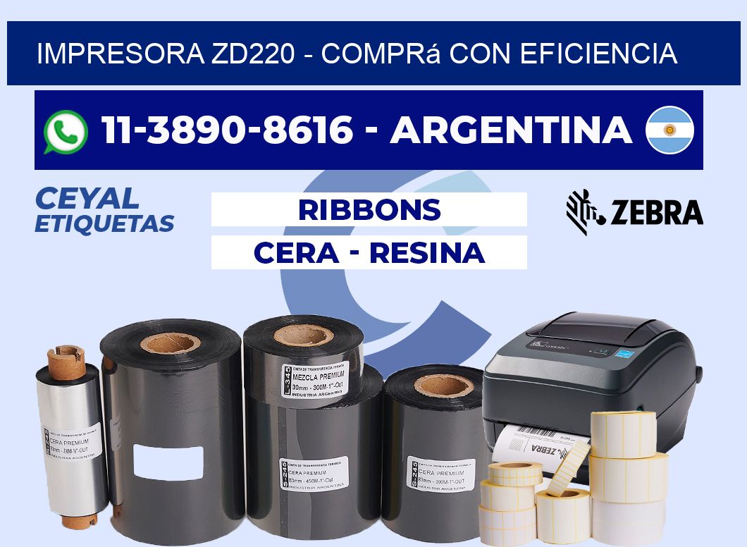 IMPRESORA ZD220 - Comprá con eficiencia