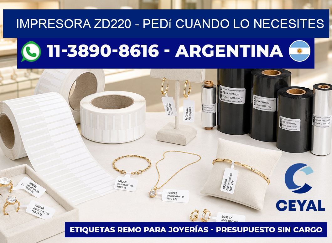 IMPRESORA ZD220 – Pedí cuando lo necesites
