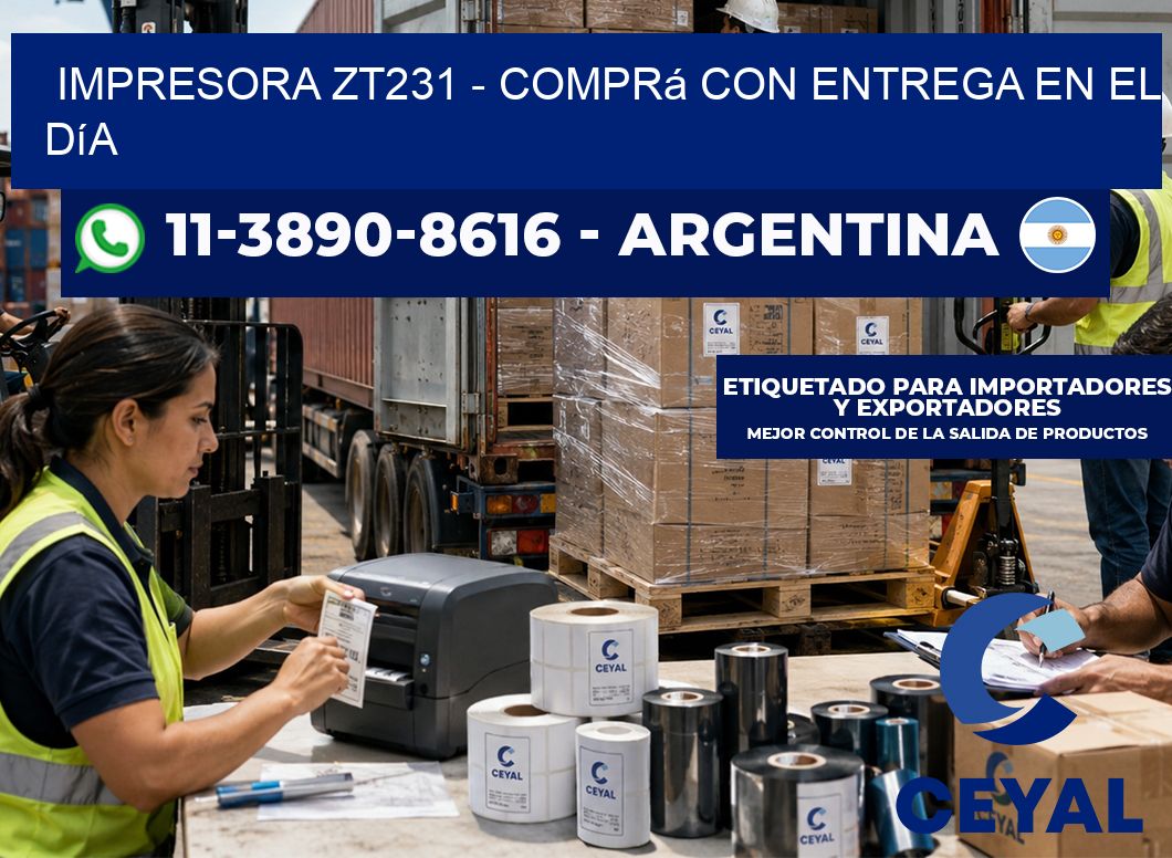 IMPRESORA ZT231 – Comprá con entrega en el día