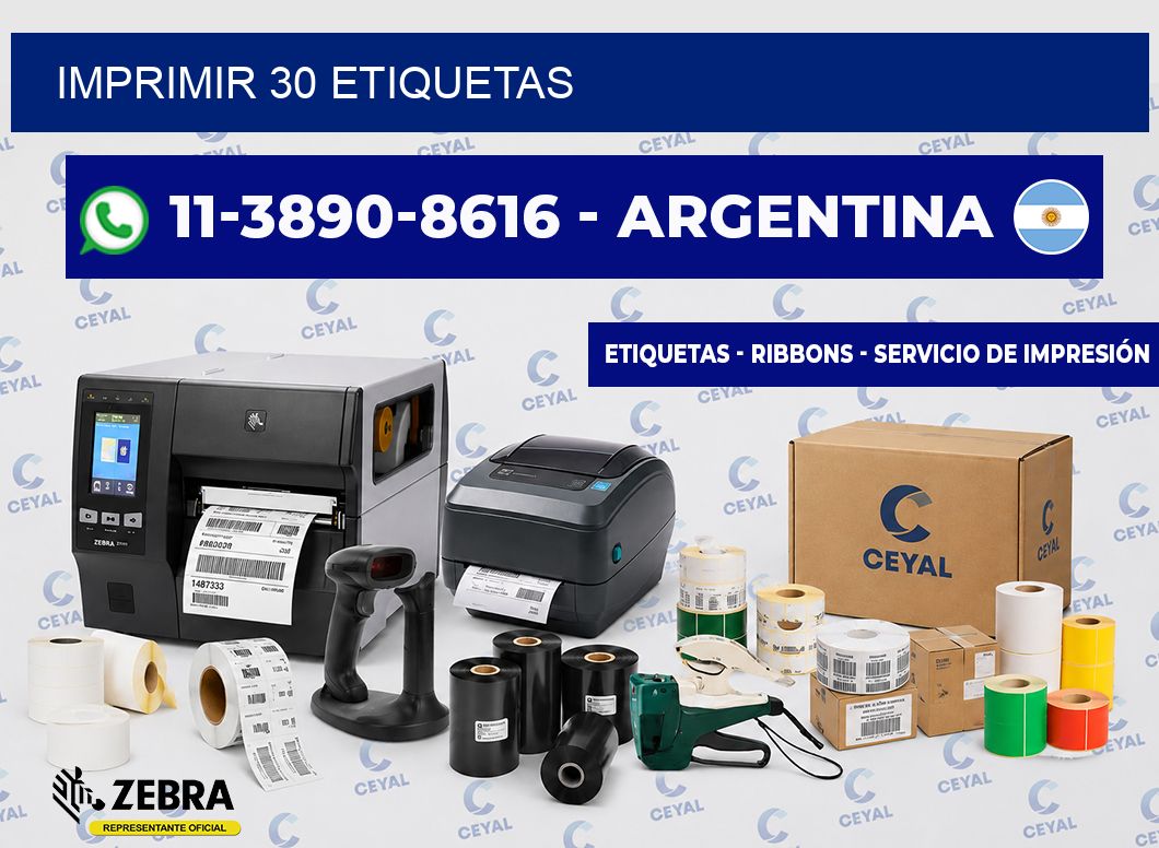 IMPRIMIR 30 ETIQUETAS