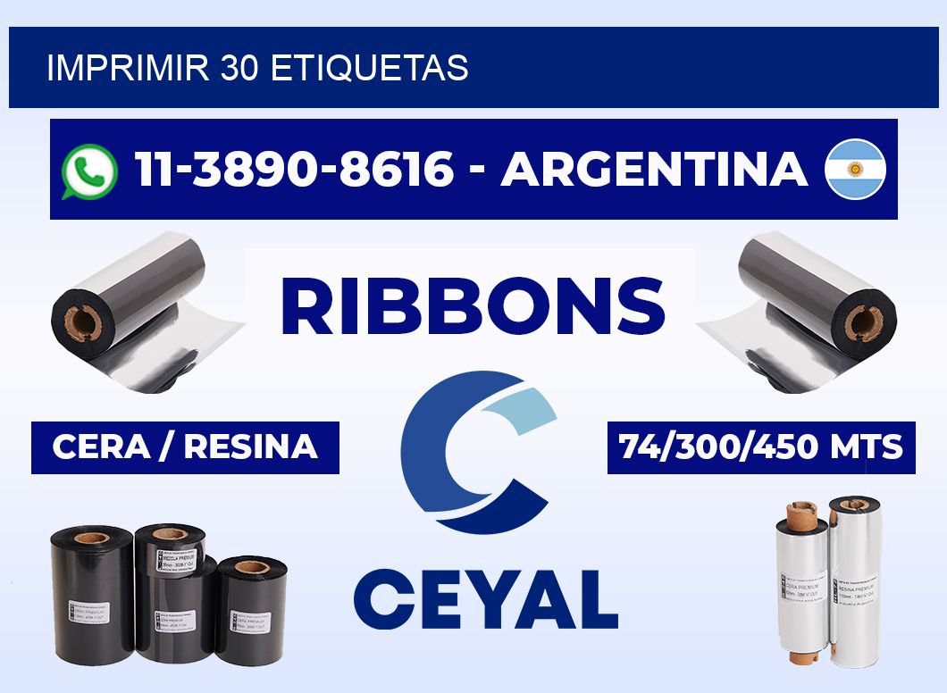 IMPRIMIR 30 ETIQUETAS