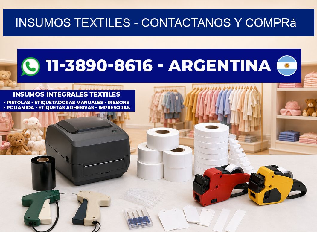 INSUMOS TEXTILES – Contactanos y comprá