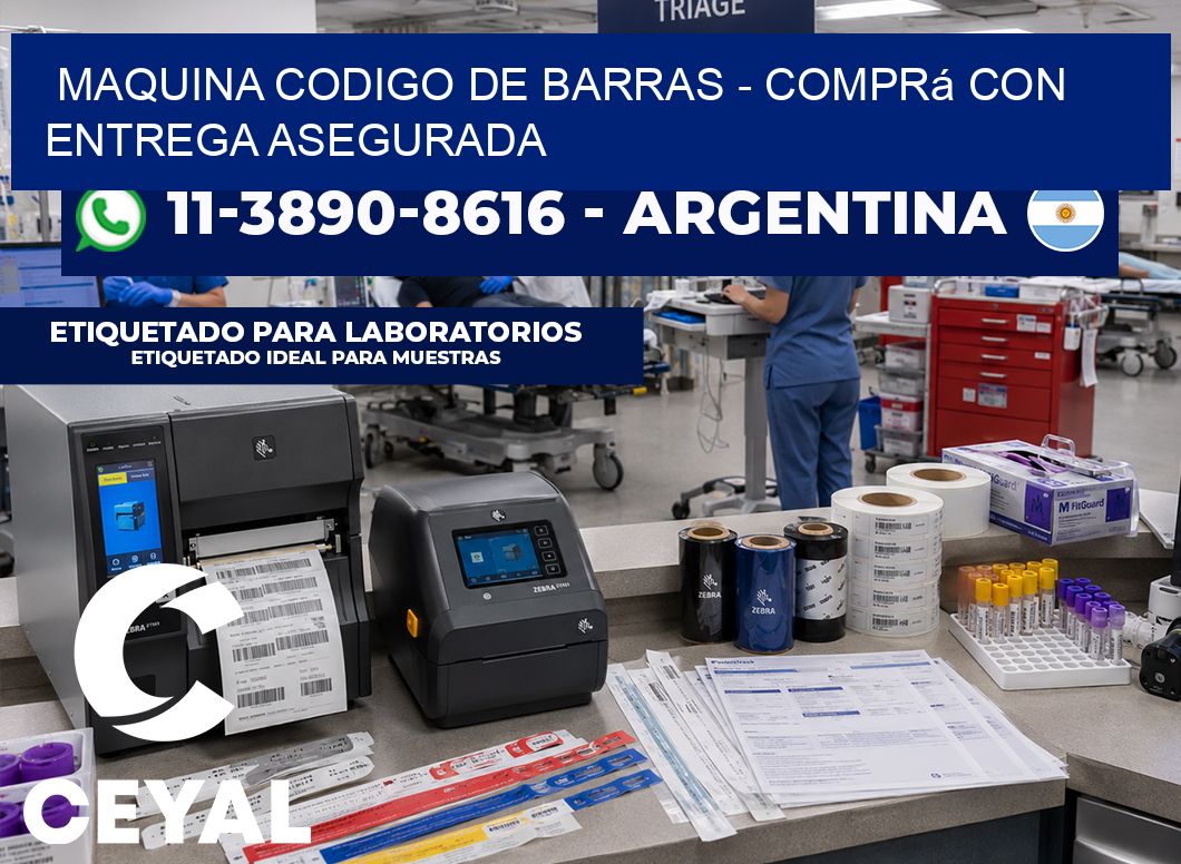MAQUINA CODIGO DE BARRAS - Comprá con entrega asegurada