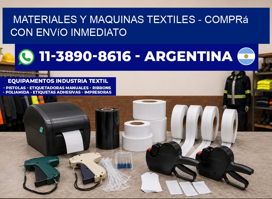 MATERIALES Y MAQUINAS TEXTILES - Comprá con envío inmediato