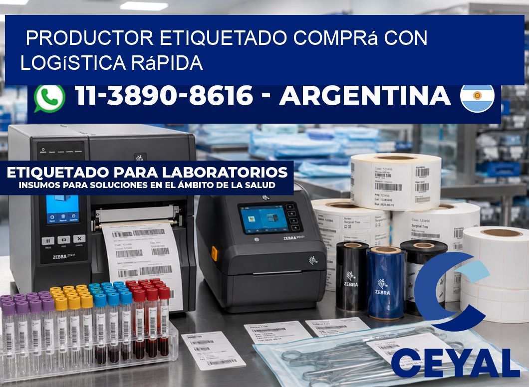 PRODUCTOR ETIQUETADO Comprá con logística rápida