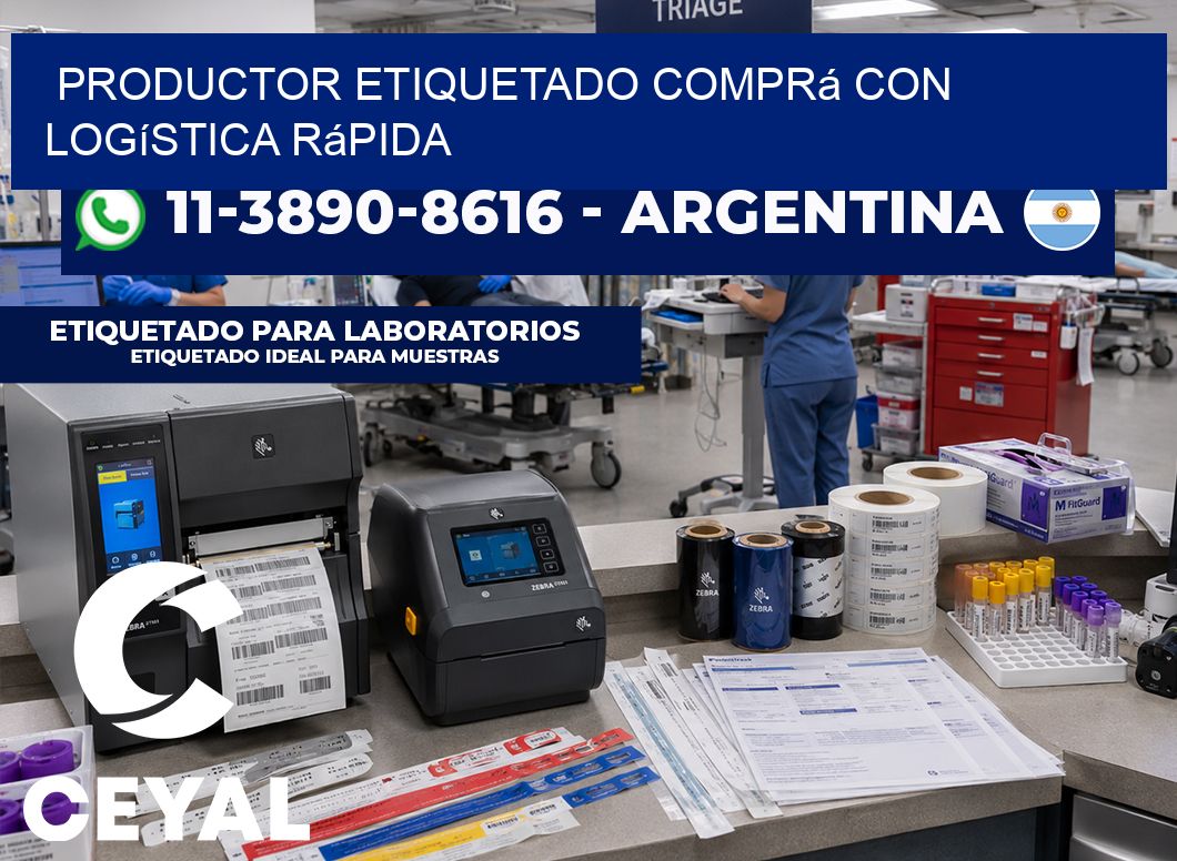 PRODUCTOR ETIQUETADO Comprá con logística rápida