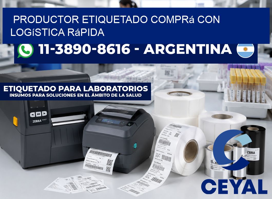 PRODUCTOR ETIQUETADO Comprá con logística rápida