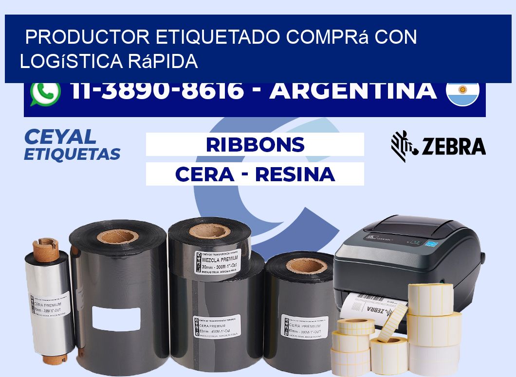 PRODUCTOR ETIQUETADO Comprá con logística rápida