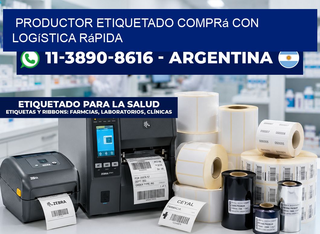PRODUCTOR ETIQUETADO Comprá con logística rápida