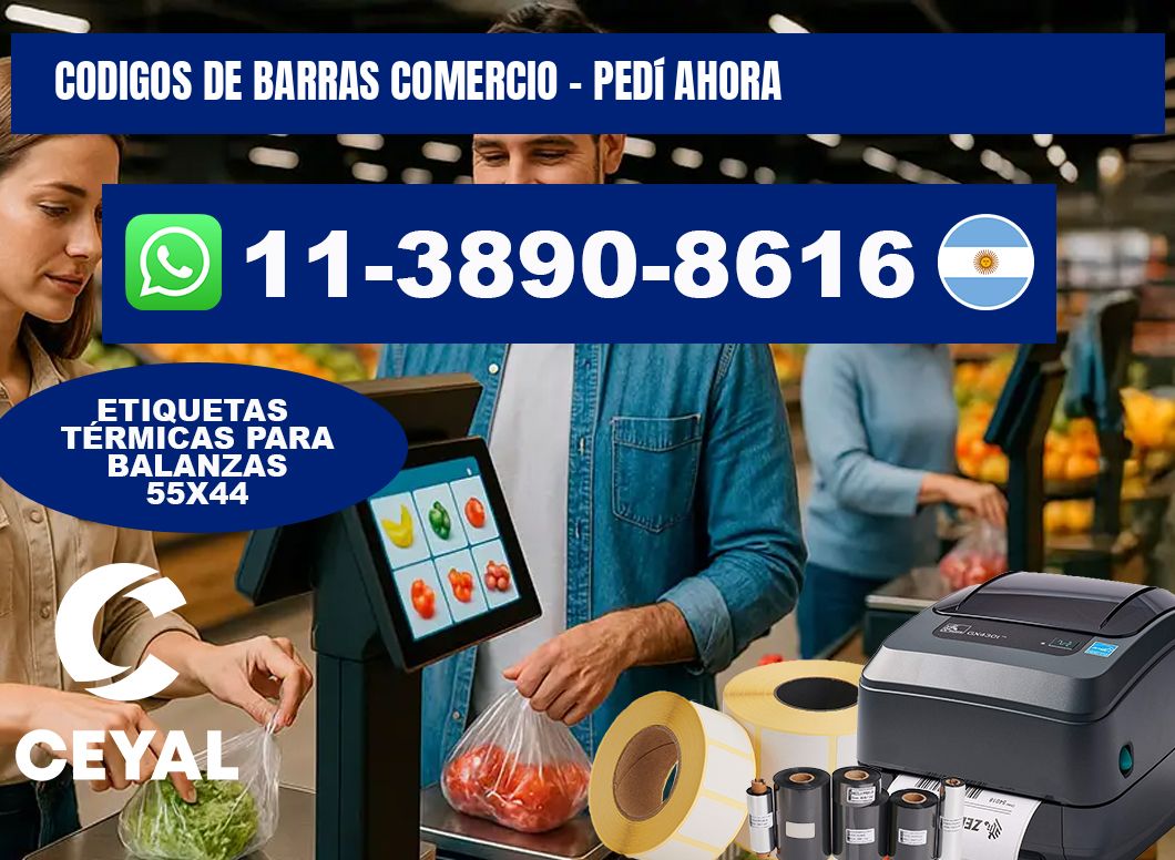 Codigos de barras comercio - Pedí ahora