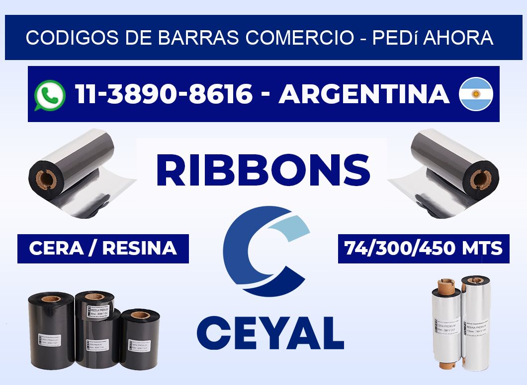 Codigos de barras comercio - Pedí ahora