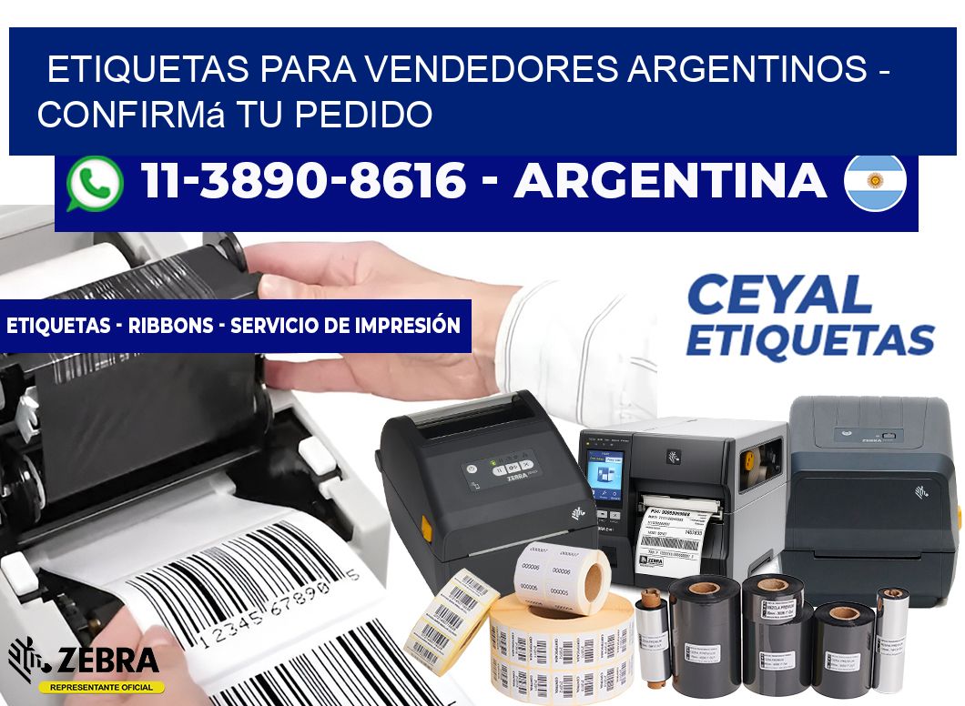 ETIQUETAS PARA VENDEDORES ARGENTINOS - Confirmá tu pedido
