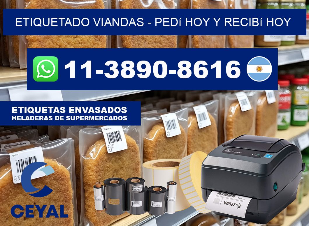 Etiquetado viandas – Pedí hoy y recibí hoy