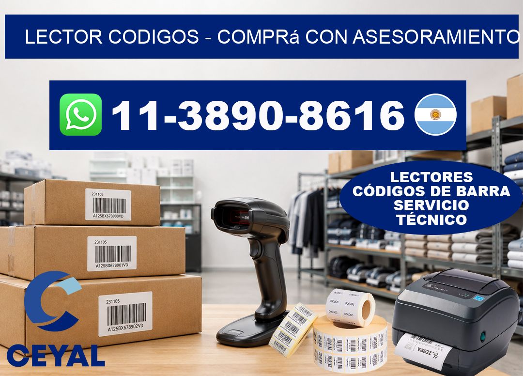 LECTOR CODIGOS - Comprá con asesoramiento