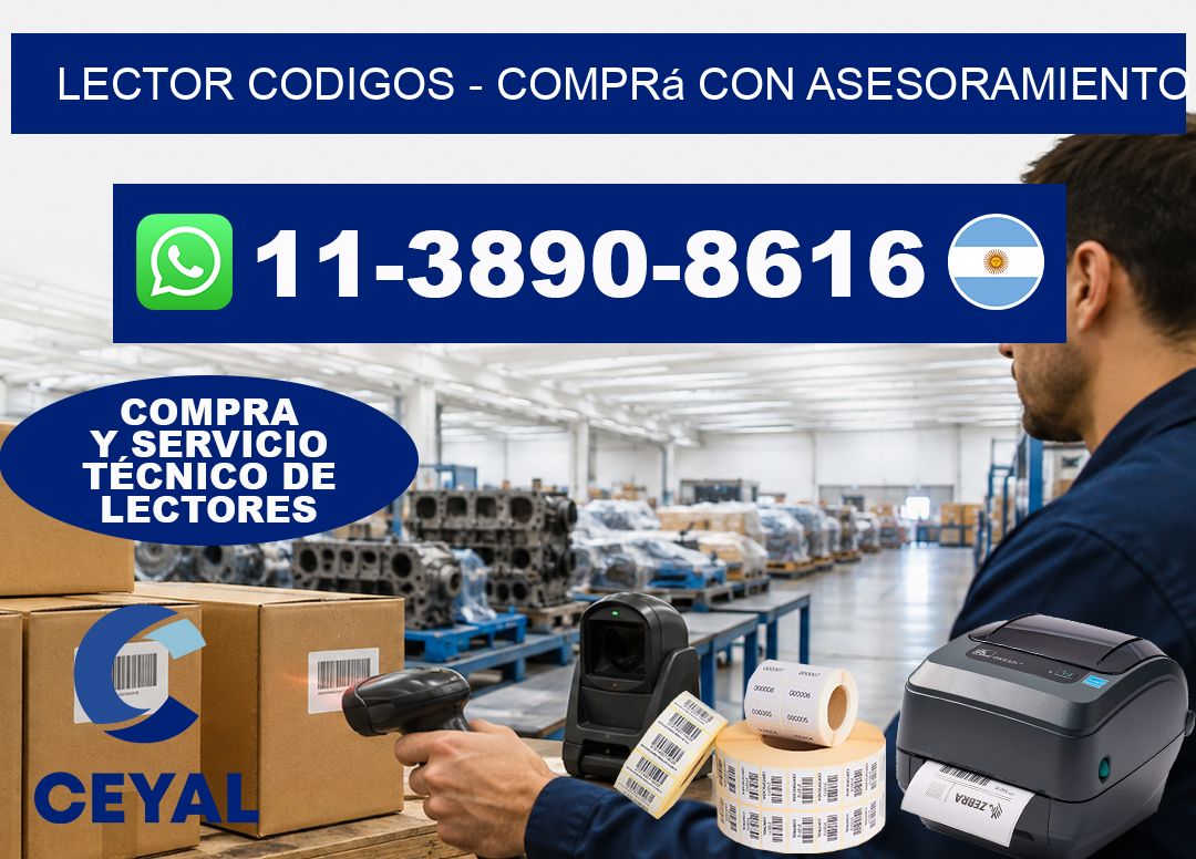 LECTOR CODIGOS - Comprá con asesoramiento