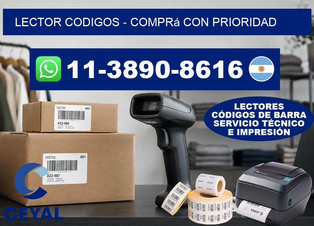LECTOR CODIGOS - Comprá con prioridad