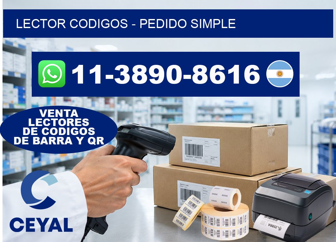 LECTOR CODIGOS - Pedido simple