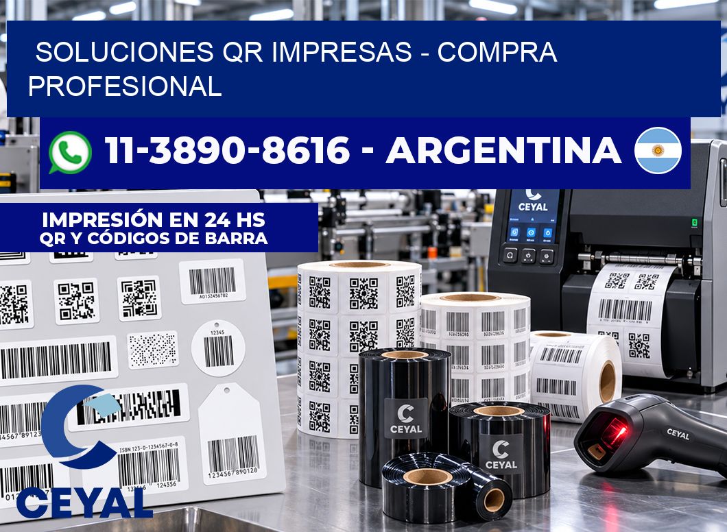 Soluciones QR Impresas - Compra profesional