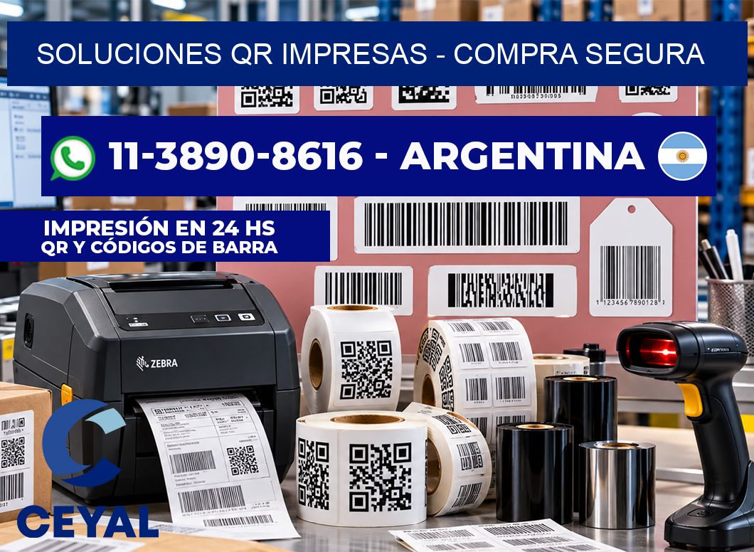 Soluciones QR Impresas - Compra segura