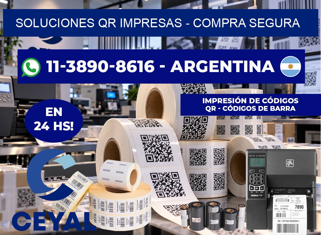 Soluciones QR Impresas - Compra segura