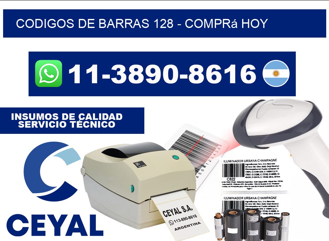 codigos de barras 128 - Comprá hoy