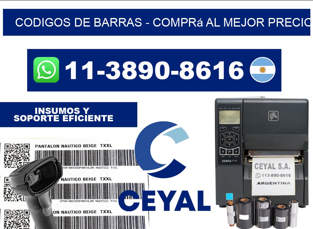 codigos de barras - Comprá al mejor precio