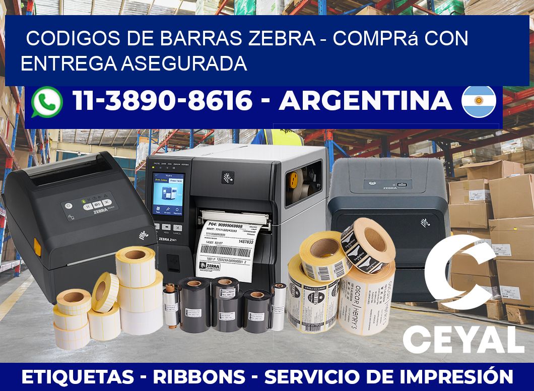 codigos de barras zebra - Comprá con entrega asegurada