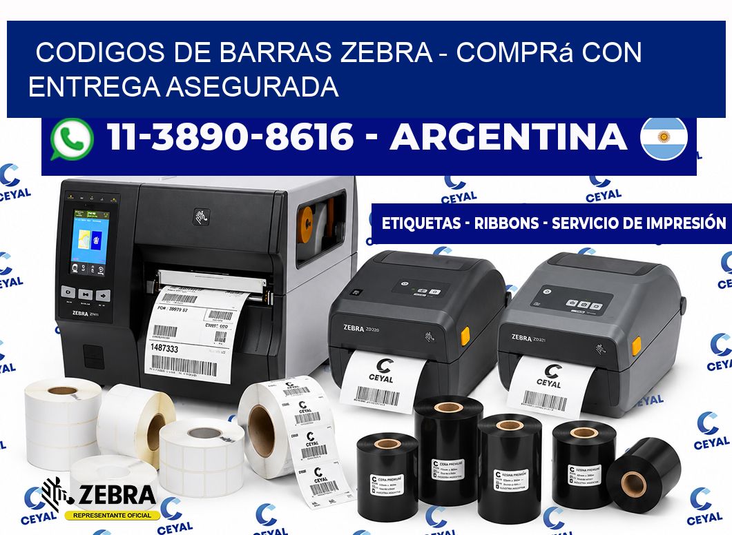 codigos de barras zebra – Comprá con entrega asegurada