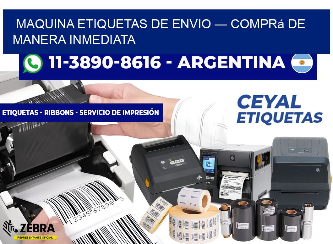 maquina etiquetas de envio — Comprá de manera inmediata