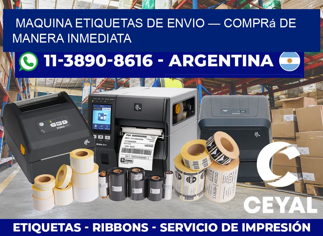 maquina etiquetas de envio — Comprá de manera inmediata