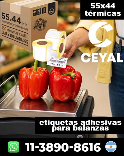 ETIQUETADO TÉRMICO BALANZAS – Pedido eficiente