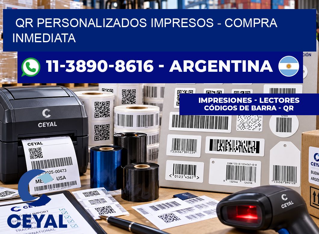 QR Personalizados Impresos - Compra inmediata