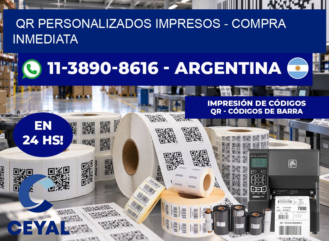 QR Personalizados Impresos - Compra inmediata